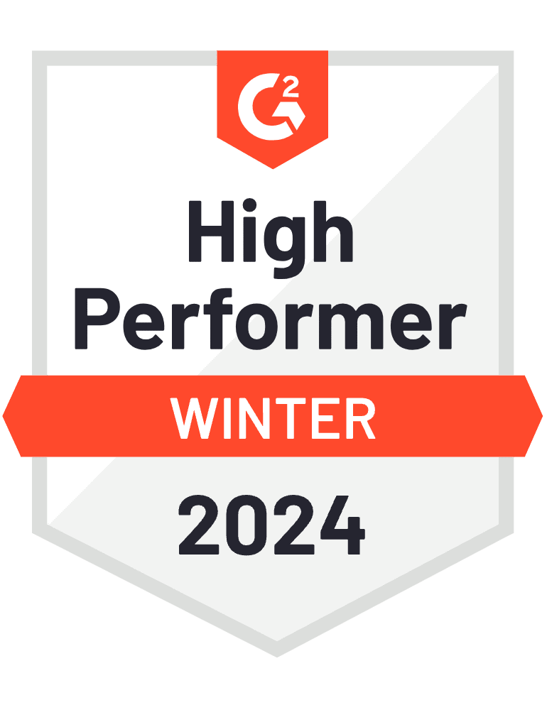G2 - High Performer - Winter 2024